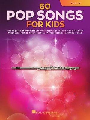 cover image of 50 Pop Songs for Kids for Flute